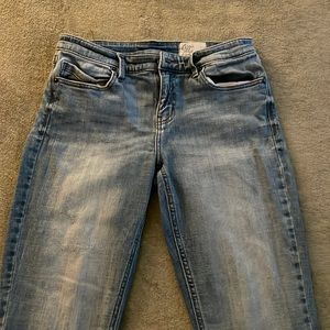 Cosmic Blue Love, Distressed Jeans